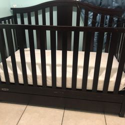 Greco Crib W/ Storage + Mattress