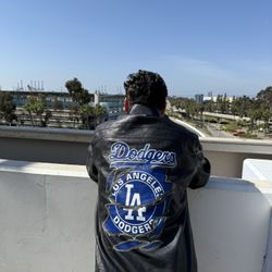 Leather Dodger Jacket XL