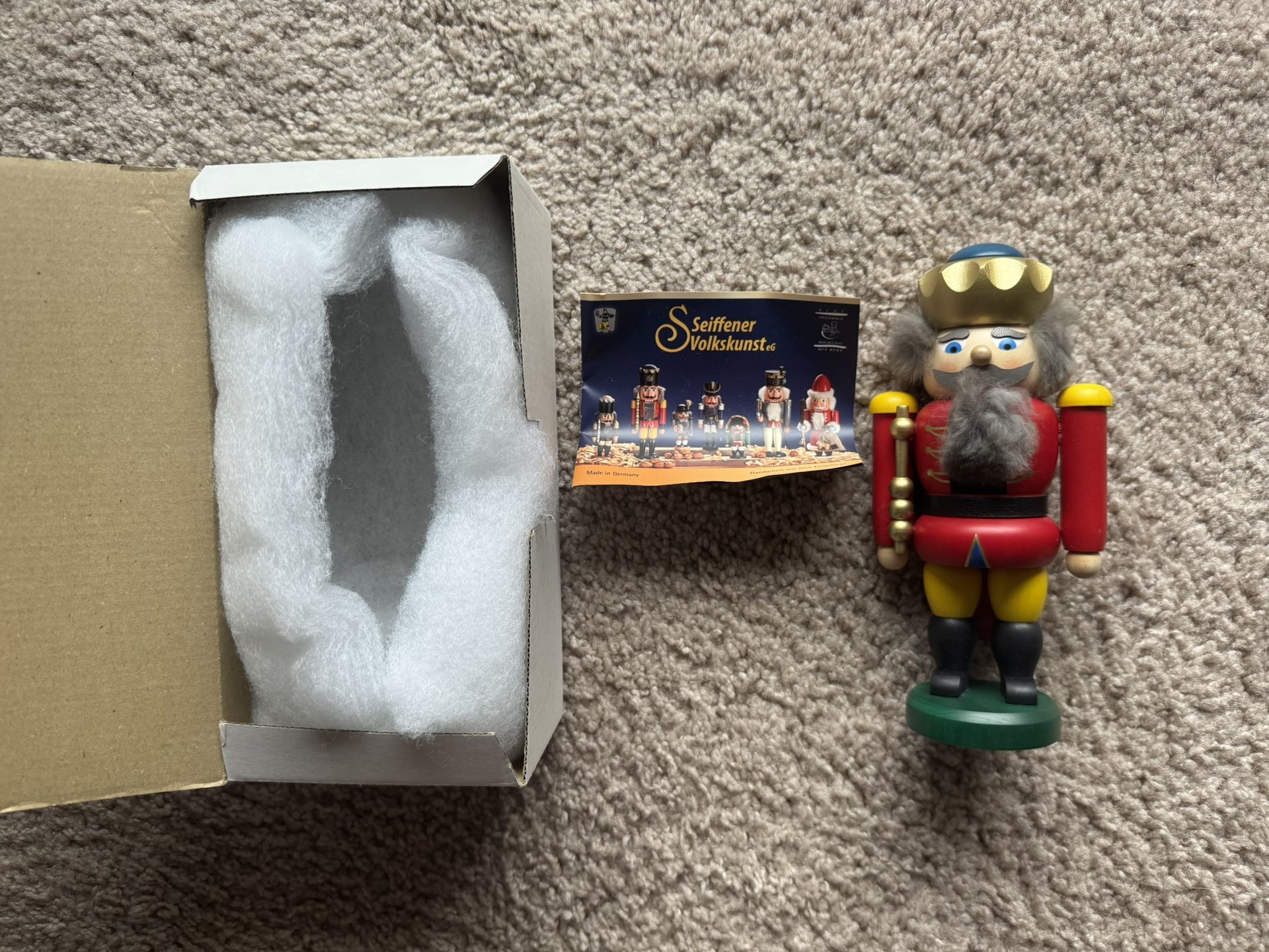 Seiffener Volkskunst Nutcracker made in Germany