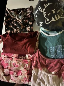 Shirts and sweats pants and shorts for boys