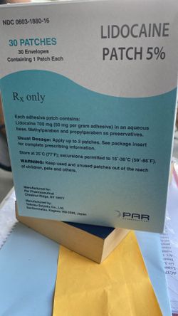 Parches /  Lidocaine