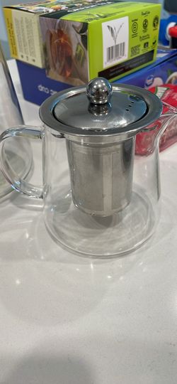 2 Tea Glass pot. Large 1 liter pot and 1/2 liter pot