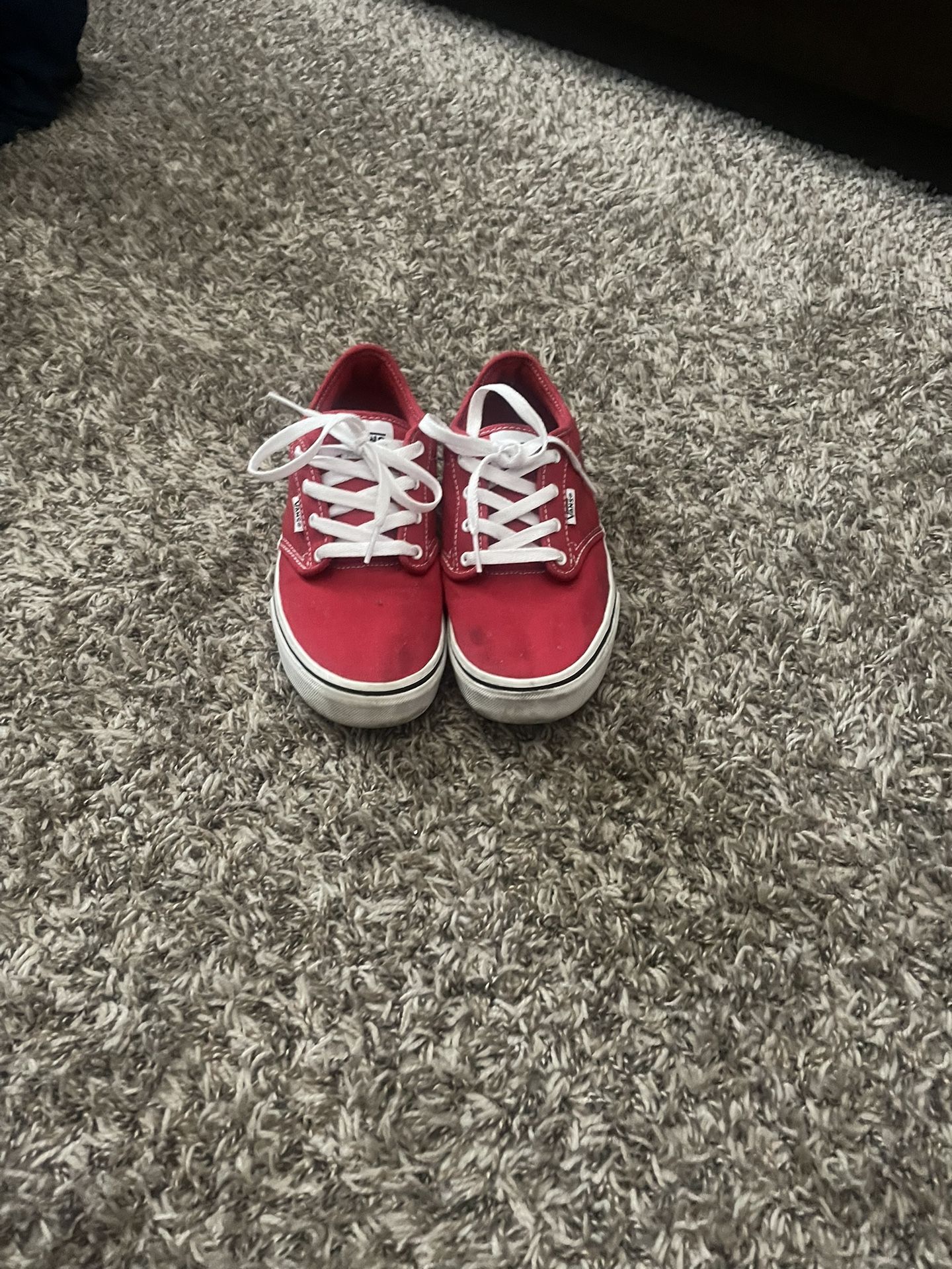 Vans Red - black Checkered Sole