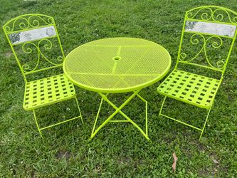 Wrought Iron Vintage Bistro/Patio/Porch Set