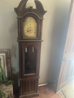 Tempus Fugit grandfather clock