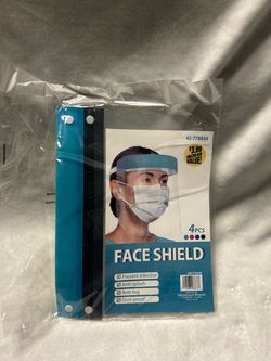 Momentum 4 pack protective face shields transparent visor