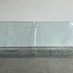 For End Tables -Two Beveled Tempered Glass Squares