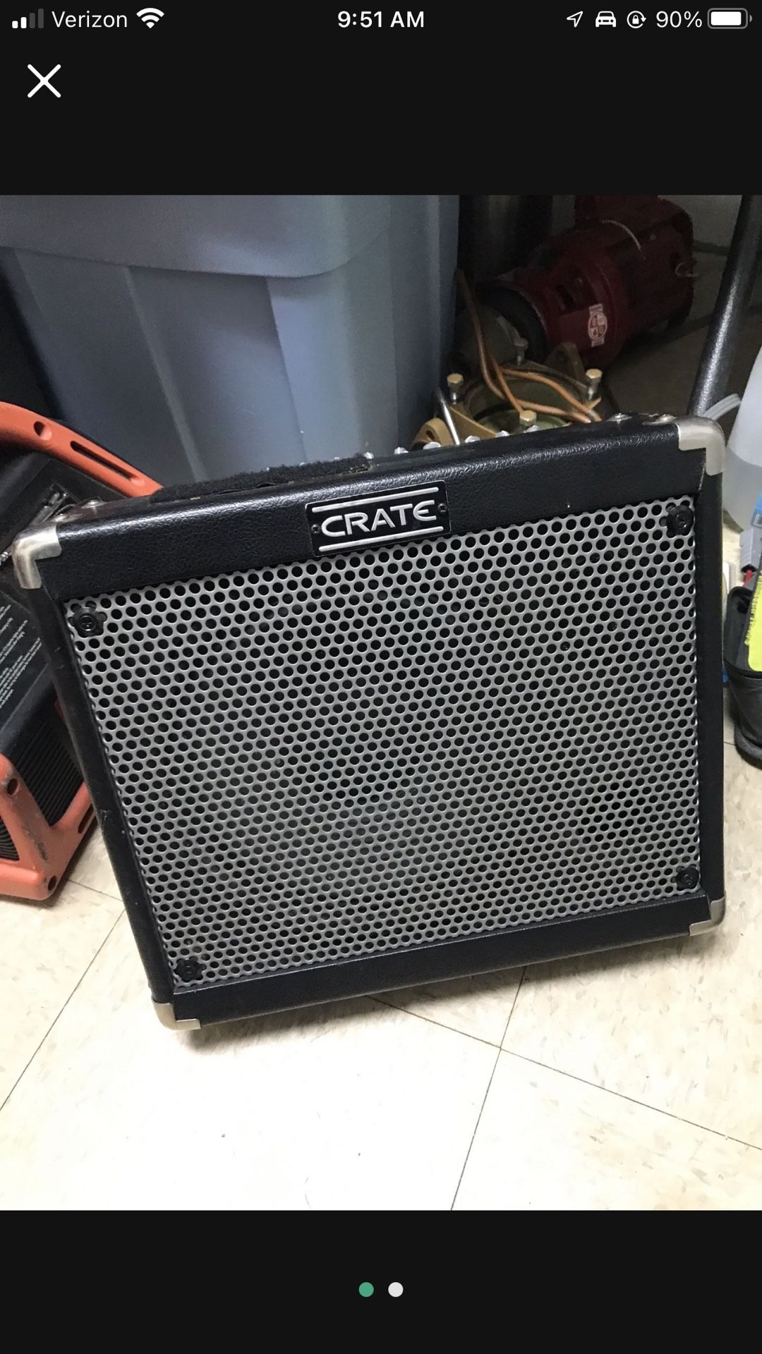 Crate Limo Portable Amp TD 50 Brand New Battery