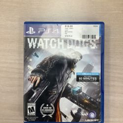 Watchdogs PS4-$18(Rj Cash Pawnshop 2505 NW 183rd St )