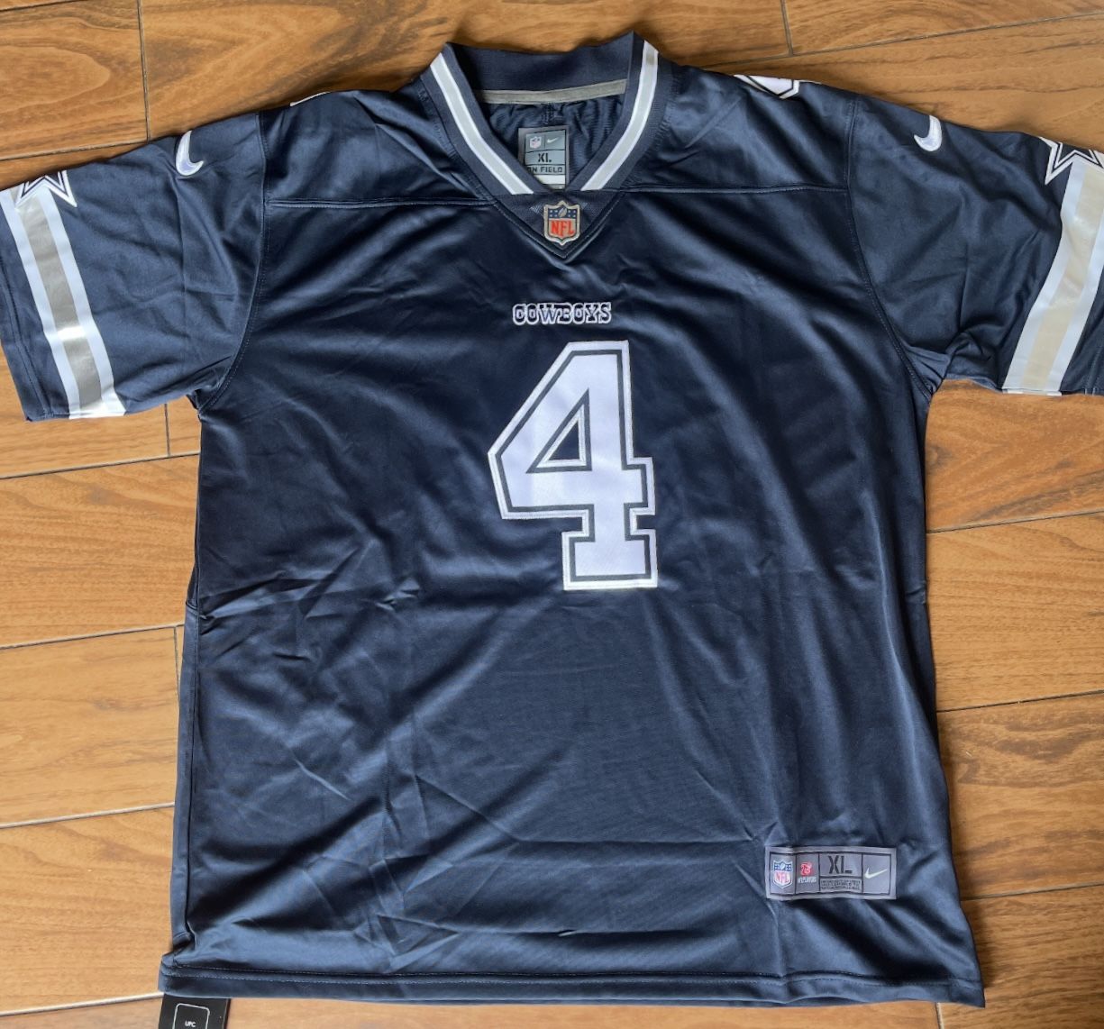 Cowboys Prescott Jersey Blue Mens XL
