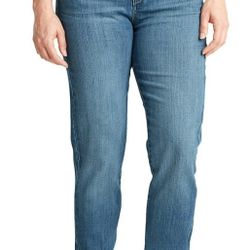 Signature By Levi Strauss & Co Womens Mid Rise Modern  Slim Jeans (20 Meduim)(Waist35) Lenght30 Blue Jeans