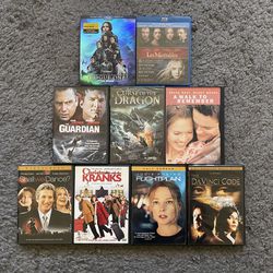 Dvd And Blu-ray Movie Lot 