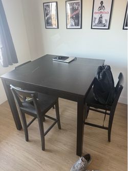 High Top Dining Table with chairs