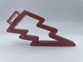 Pink Holographic Lightning Bolt Tsurikawa