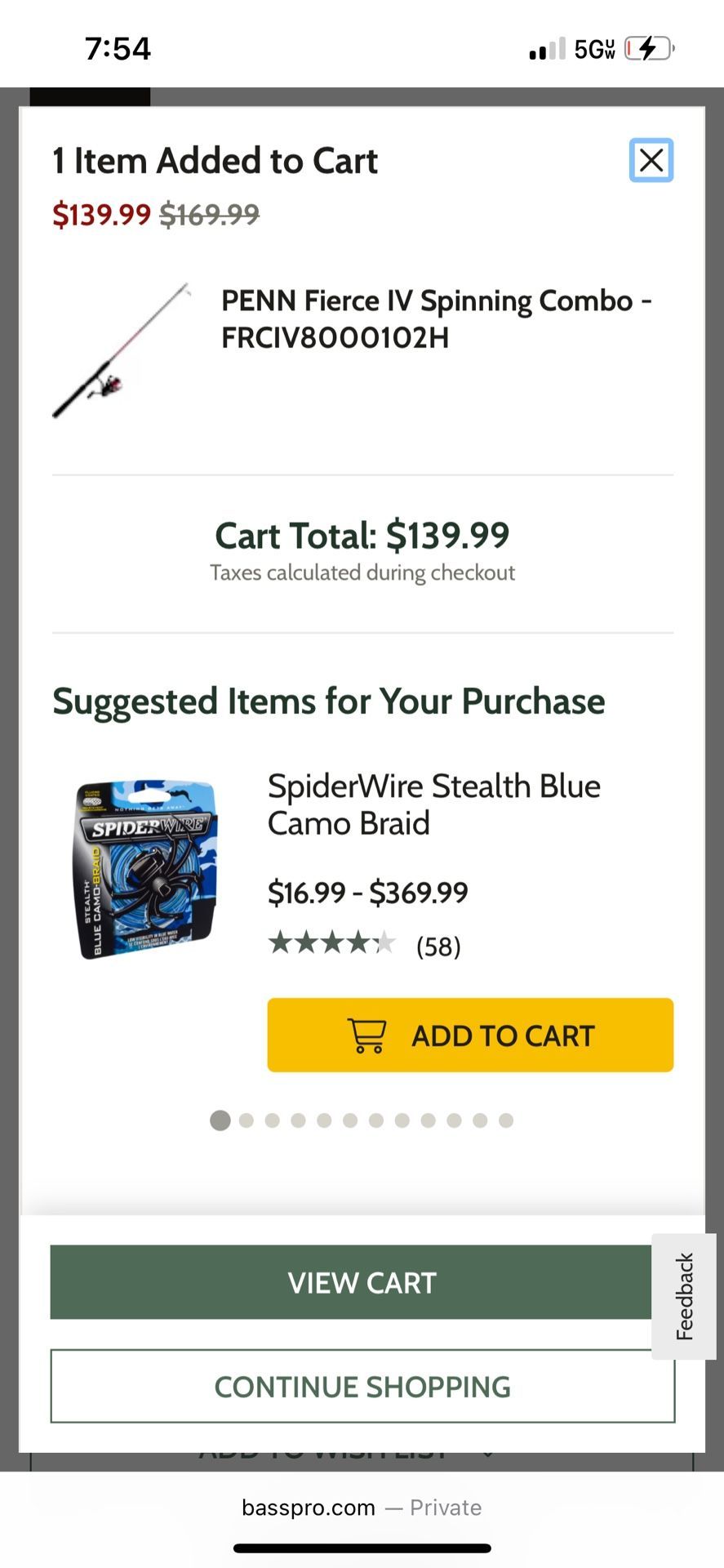 Fierce Five Fishing Rod 10 Ft