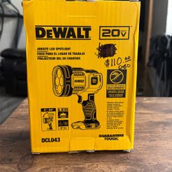 Dewalt Brand New In Box Jibsite Led Spotlight No Battery No Charger