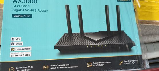Brand new tp-link Archer AX3000 wifi6 dual band router