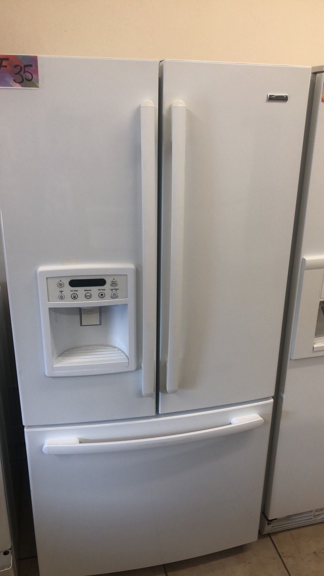 Refrigerator French door fridge 33 width
