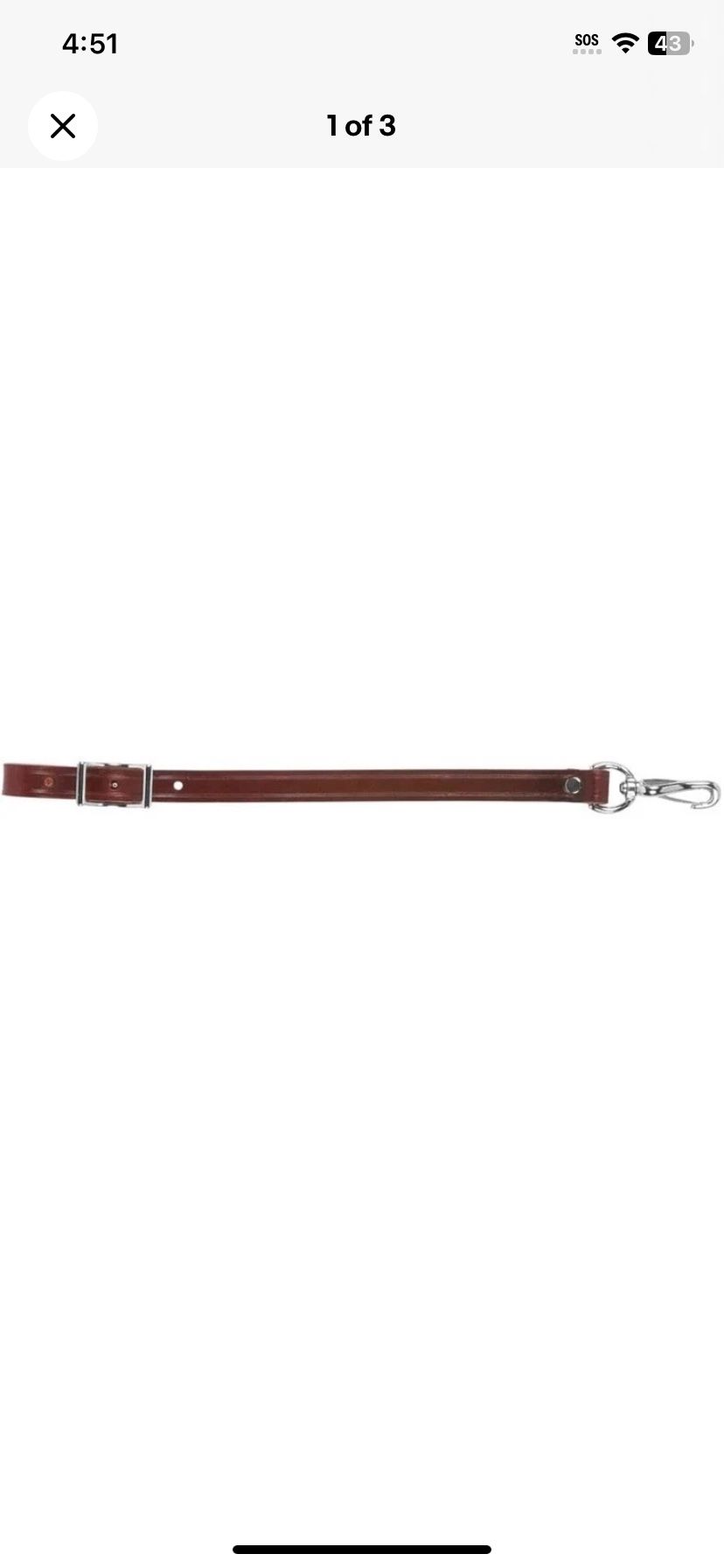 Weaver Leather Girth Connector Replacement Strap 40-1252 BU