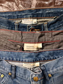 3 Pair NWOT Raleigh Denim Jeans Size 31