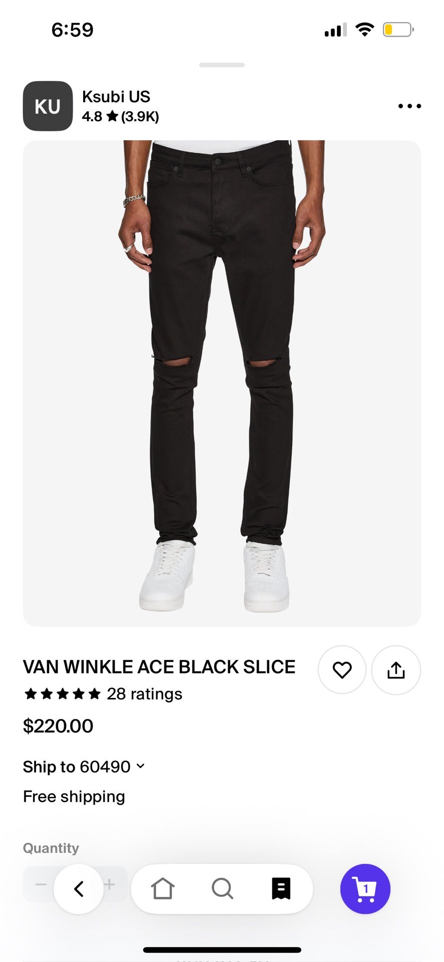 VAN WINKLE ACE BLACK SLICE