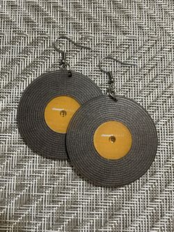 Channel Orange vinyl Earrings