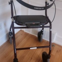 Rollator Walker Legacy 600 Holds 275 Lbs Seat Brakes