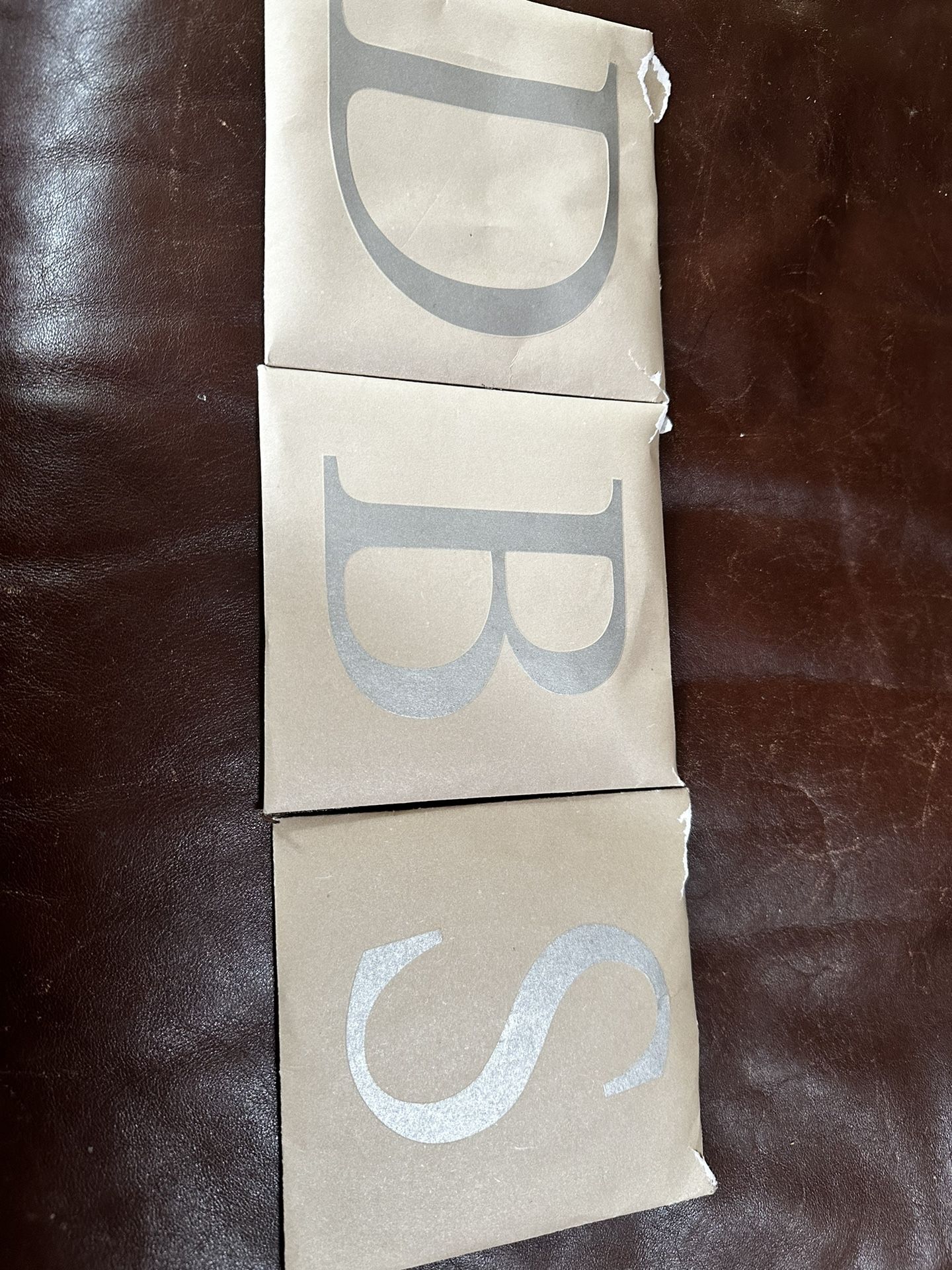 Letter Ornaments
