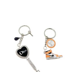 Key Ring Purse Jewelry Keys Keychain Resin Charms Key Holder Bag Clip