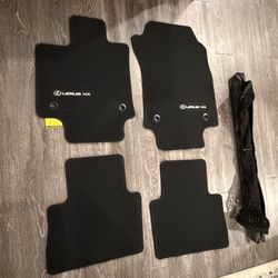 Lexus NX 350 Carpet Mats + Cargo Net – Brand New
