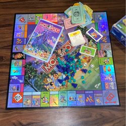 Vintage Disney Monopoly from Parker Brothers. Disney Edition