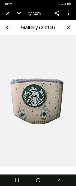 Disney Parks 2026 Starbucks Summertime Castle Mickey Ear Fabric Cup Sleeve