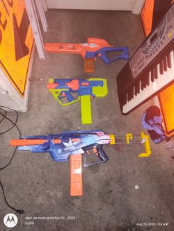 Nerf n1 foam dart blasters lot