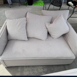 Small Cream Couch 