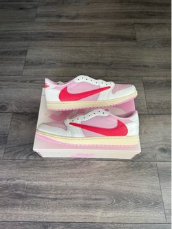JORDAN 1 RETRO LOW OG SP “TRAVIS SCOTT SAIL TROPICAL PINK”