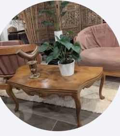 Small french wood table