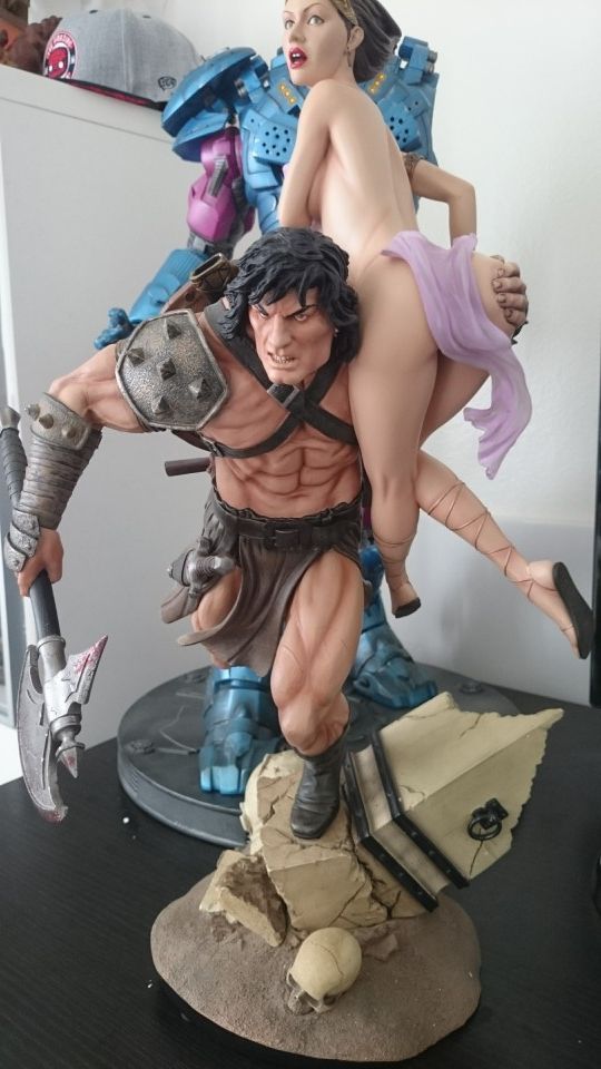 Sideshow Conan the Prize diorama