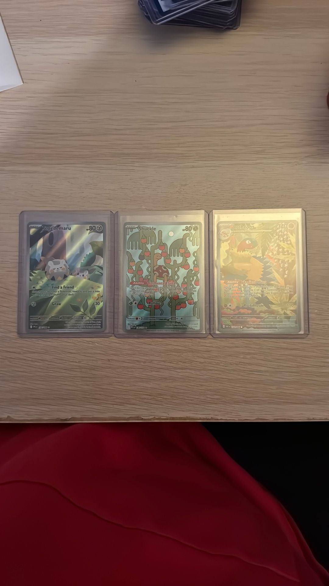 Togedemaru, Shuckle, Archeops- Pokemon