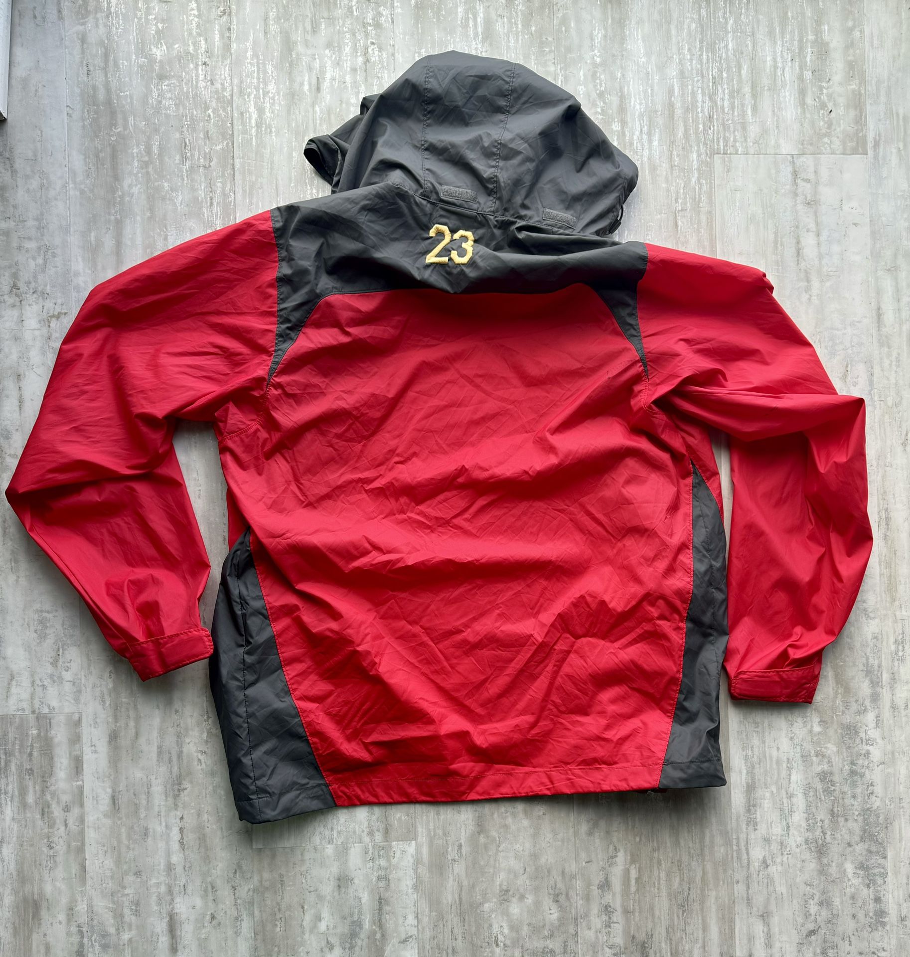 Columbia Red Olympic Windbreaker Jacket