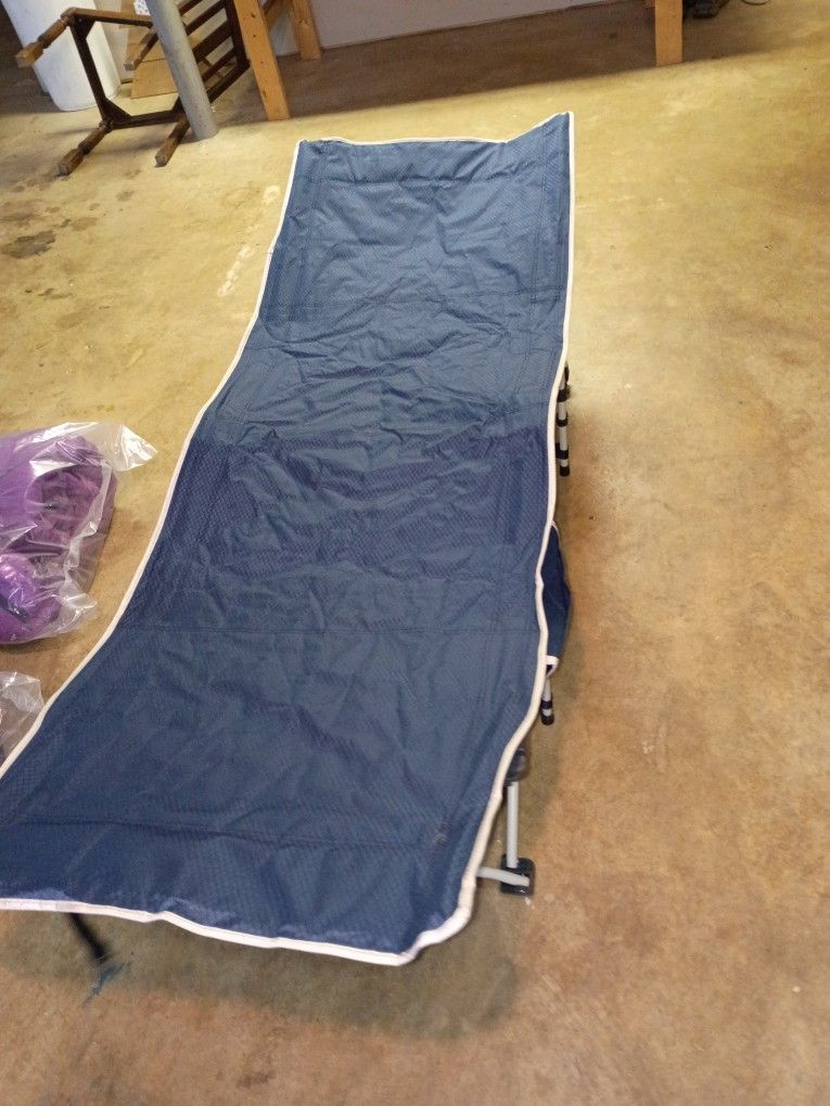 2 Camping Cots With Mattresses