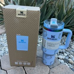 Stanley 40oz Tumbler Hello Kitty Baby Blue And Iridescent Cup