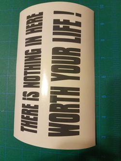 Custom decals car wall anywhere contact for info