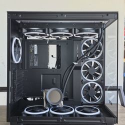 NZXT H9 Elite Glass Tank Pre-Build W/ NZXT AIO, PSU & Fans
