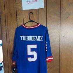 Surprise Sticker With Large Thibodaux Giants Jersey