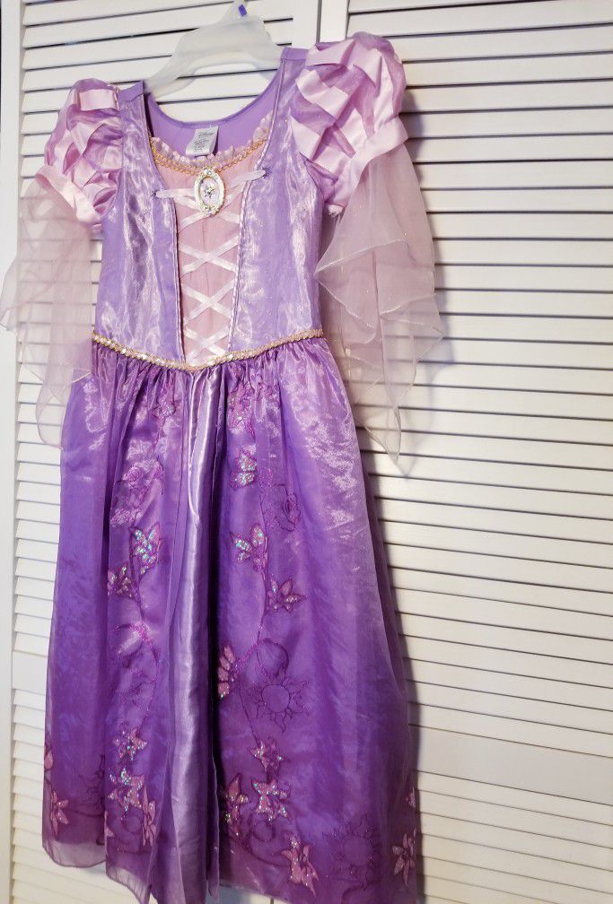 Tangled Rapunzel Dress Costume- Size 9/10