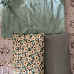 Mystery Bag  With Oval tablecloth,  pillows & More.