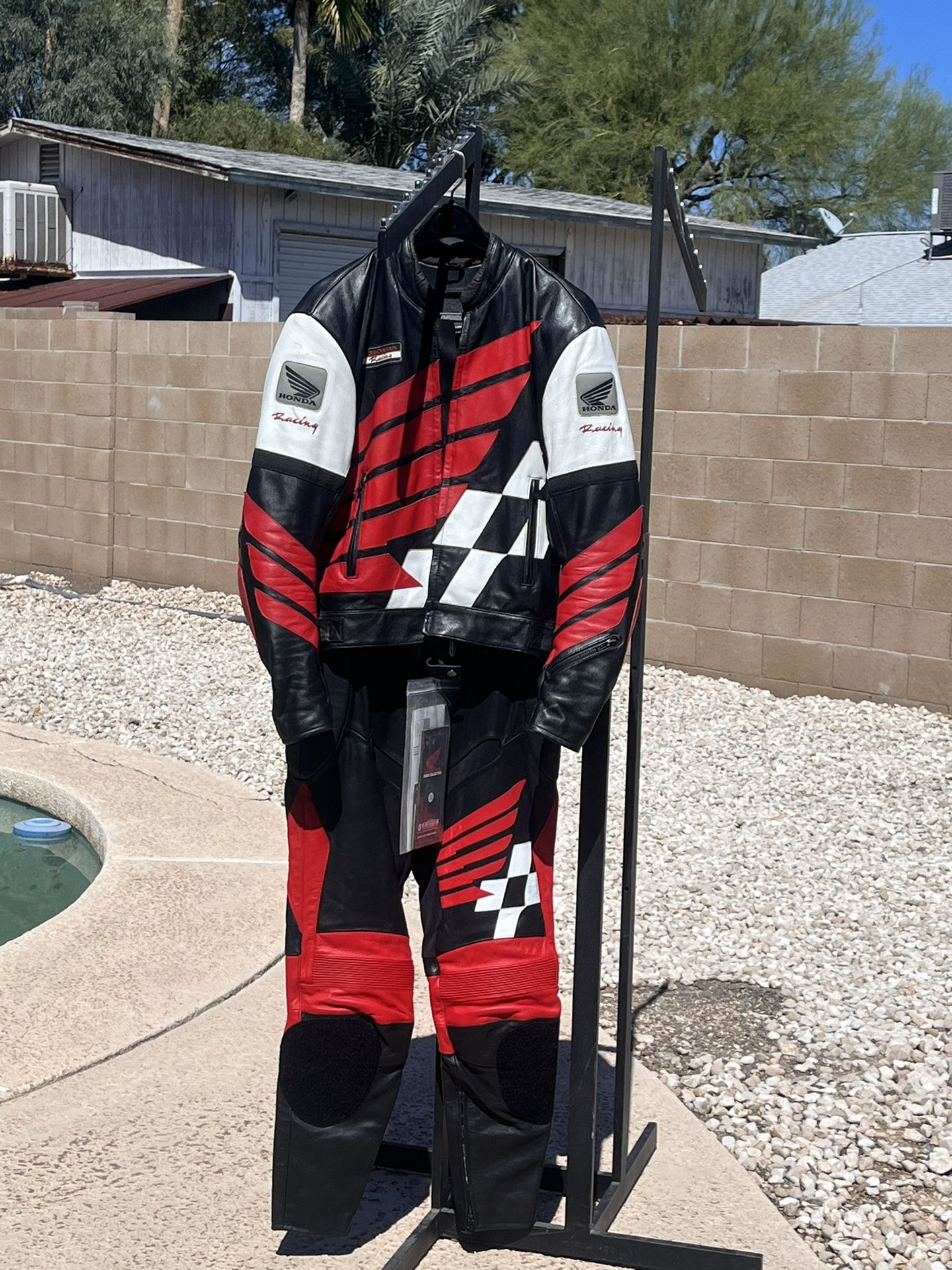 Honda Motorcycle Leather Race Suit