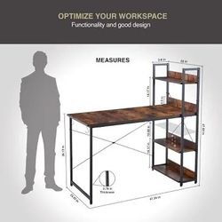 Desk With Outlet Made In It 