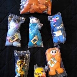 1997 Kelloggs Sesame Street mini beans set