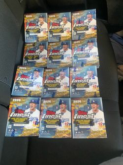 Topps Finest baseball mega boxes